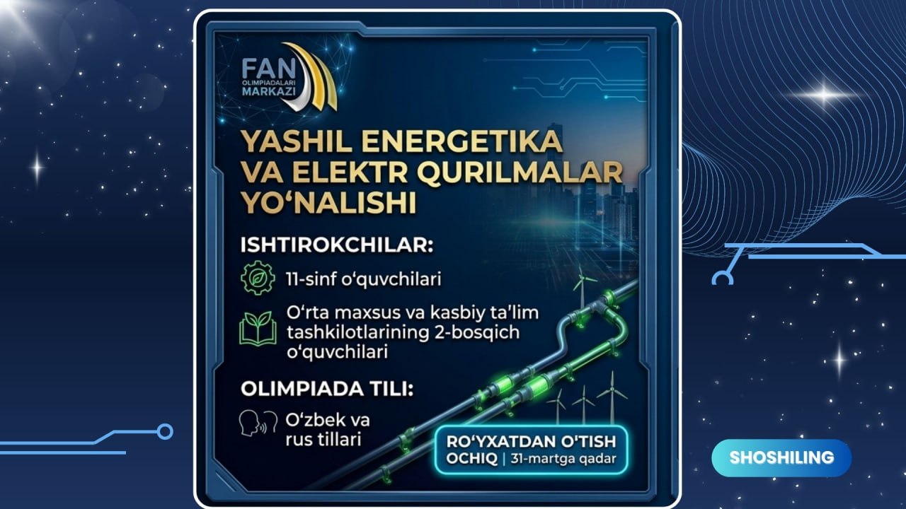 Muhandislik-ixtirochilik — Yashil energetika